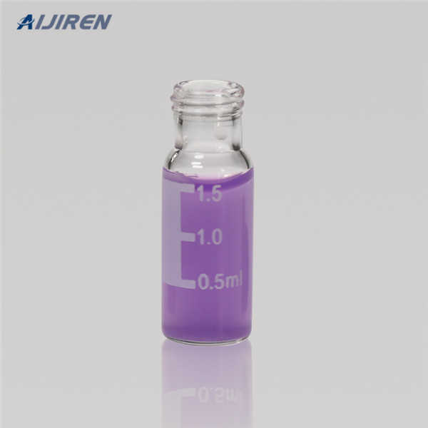 transparent chromatography glass vials screw cap